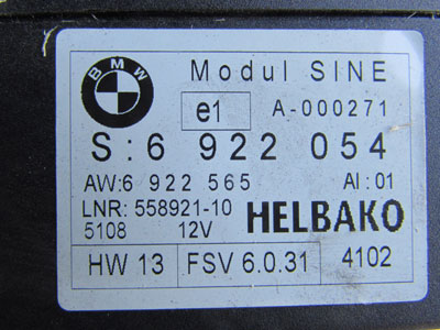 BMW Alarm Horn Siren, Helbako 65756922565 E65 E66 745i 745Li 750i 750Li 760i 760Li5